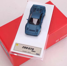 1:64 DMH Abu Dhabi Blue 1984 288 GTO Racing Sports Model Diecast Resin Car