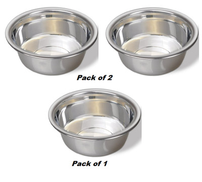 Van Ness Small Lightweight Stainless Steel Bowl, 16oz
