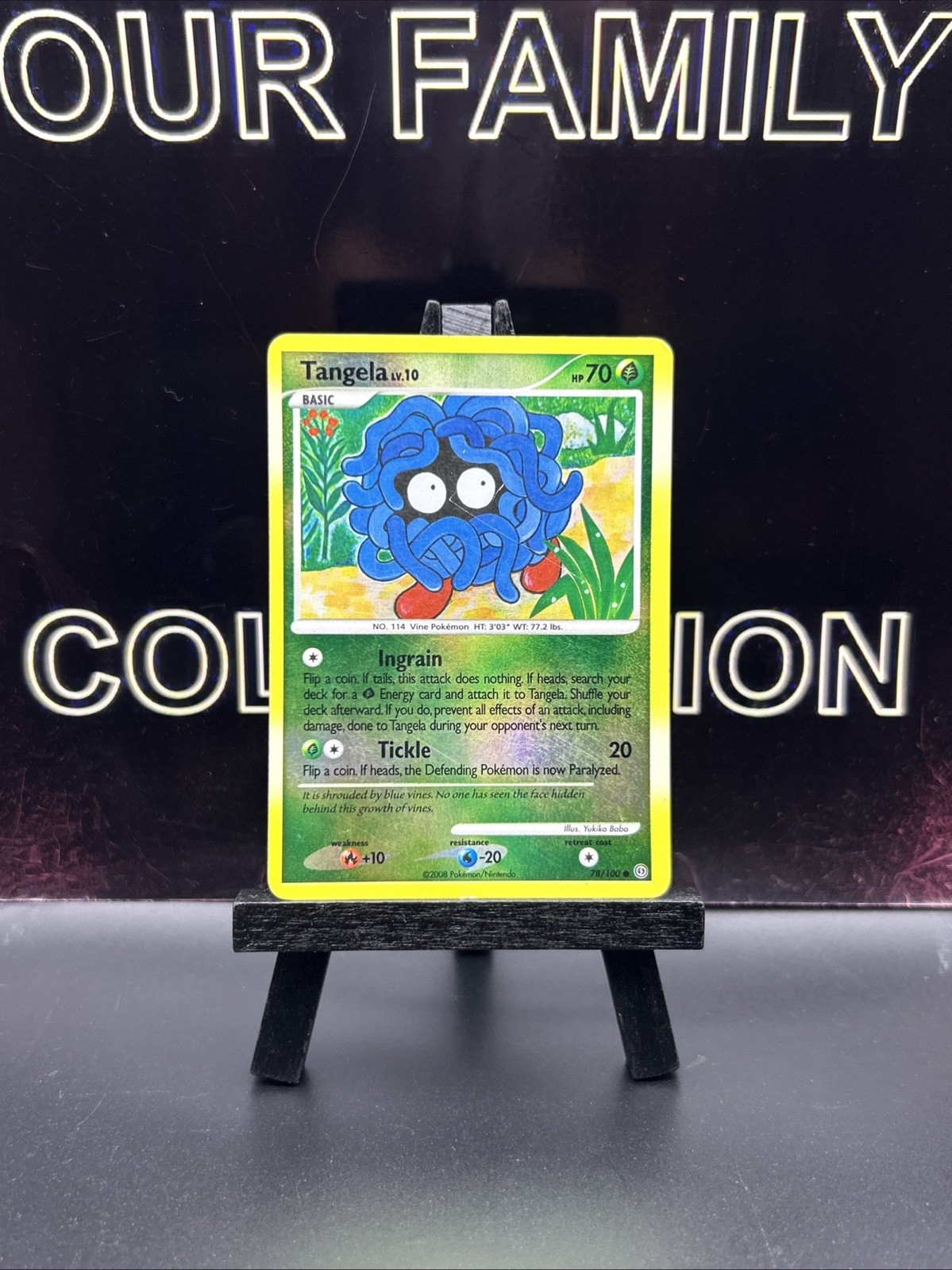 Pokemon TANGELA 78/100 Reverse Holo (2008 Stormfront) LP
