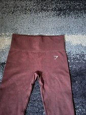 Gymshark Adapt Seamless Leggings Size S Dark pink maroon