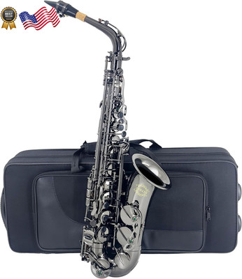JAS-802 Alto Saxophone E Flat Black Color Beginner/Performer