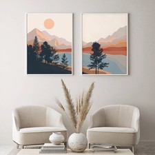 Bankrenart Modern Abstract Wall Art Canvas Prints for Contemporary Decor