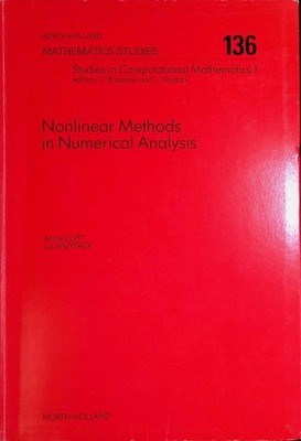 Nonlinear Methods in Numerical Analysis North-holland Mathematical Studies, 136