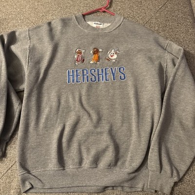Hershey's Sweatshirt Crewneck Embroidered Reese's Kiss Candy