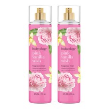 Bodycology Long-Lasting Fragrance Body Mist, Pink Vanilla Wish, 8 fl oz Pack...
