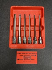 Snap-on 38 Drive Sae 206efabl Ball End Hex Socket Driver Long Shank