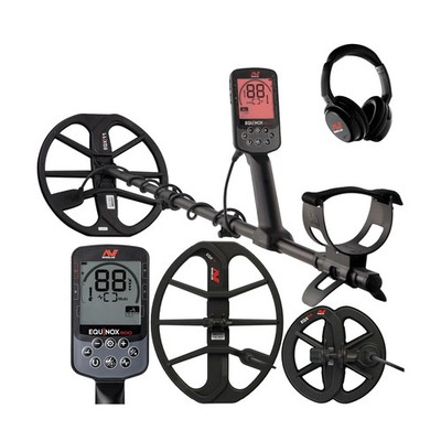 Minelab Equinox 900 Multifrequenz Metalldetektor (3720-0006) + Minelab EQX15 38x