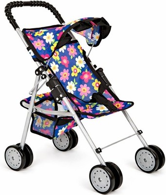 My First Doll Stroller for Kids   Foldable Baby Toy Doll Stroller with Safety 