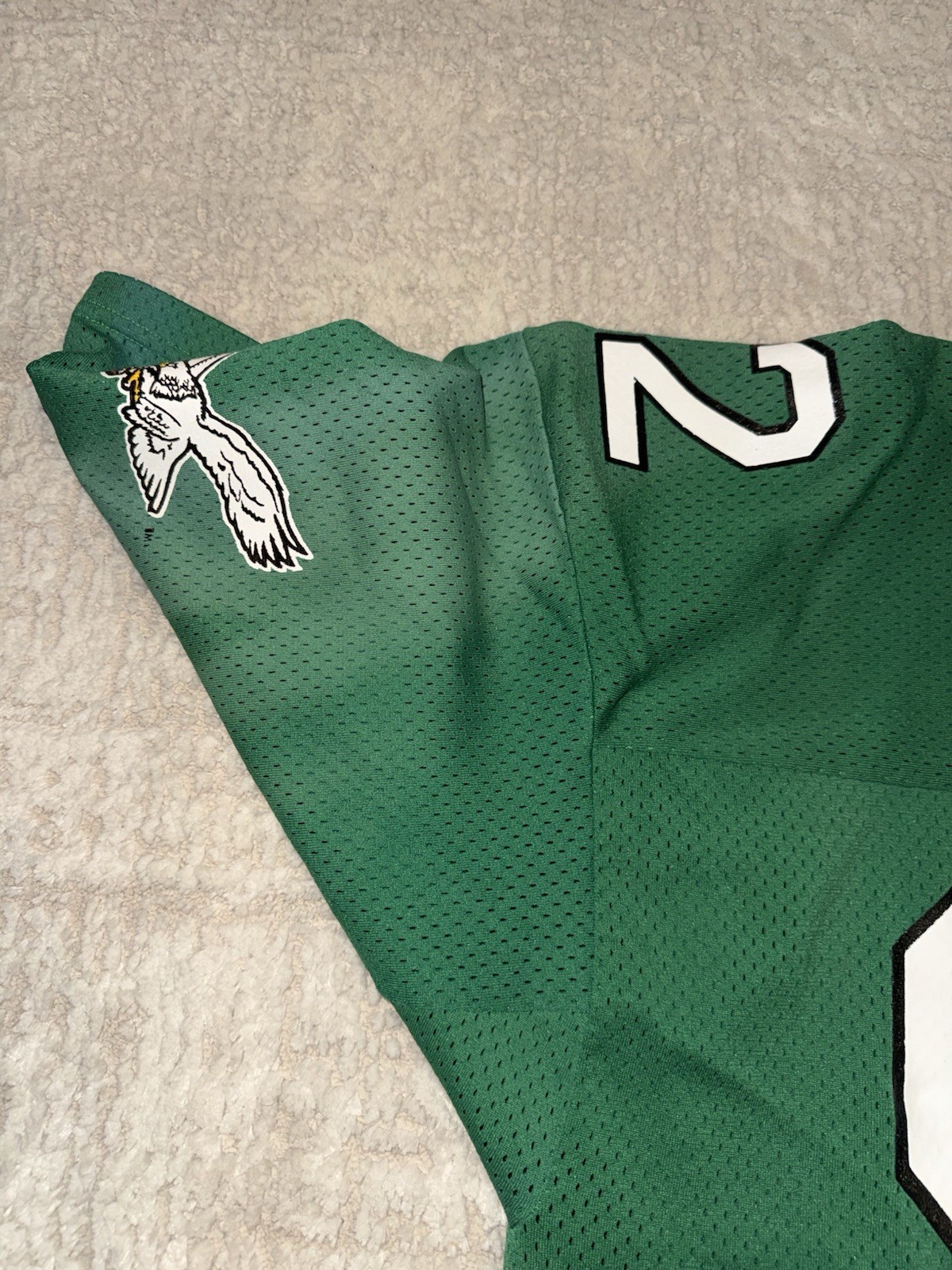 Vintage Reggie White Philadelphia Eagles Champion Jersey Kelly Green Size Large