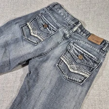 Y2K Flypaper Straight Jeans Distressed Denim Stylish Pockets Youth Size 12