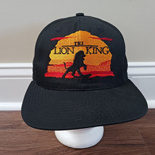 The Lion King Snapback Hat Disney Store Made in USA Black Remember Who You Are