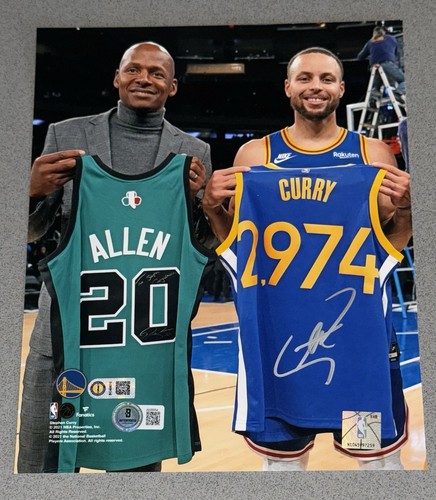 Stephen Curry "2974" autografo guerrieri 8x10 fanatici/NBA foto firmata USASM BAS