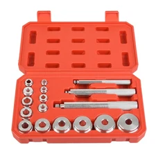 WUODAO17pcs Universal Aluminum Bearing Race and Seal Install Driver Set with ...