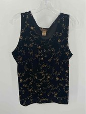 Pre-Owned Notations Black Size XL Tank Top