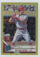 2019 Panini Donruss Optic Rated Rookies Lime Green Prizm Taylor Ward #56 04qy