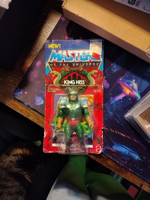 He-Man Masters of the Universe ''KING HISS'' Sealed NEW 1985 Vintage Mattel MOTU