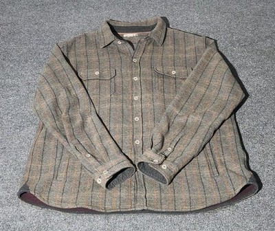 Carbon 2 Cobalt Men's Long Sleeve Button-Down Shacket Size Large