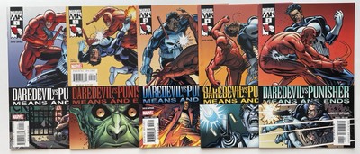Daredevil vs Punisher Means and Ends #1,2,3,4,5 Near Complete Set Marvel Knights