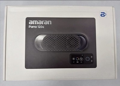 Open box amaran Pano 120c 120W RGBWW LED Light Panel Kit, Charcoal