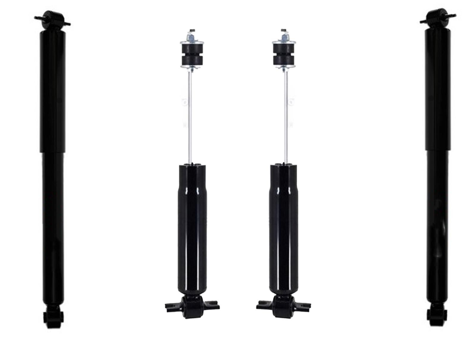 4 Shocks F&R For Chevrolet Express Van 1996 2000 2005 3500 Single Rear Wheel