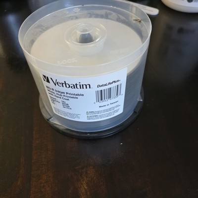 Verbatim 97338_34 BD-R 25GB 6X Printable 50pk Spindle