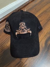 Black New Era Inverted Chicago Bulls Mascot 6X NBA Finals Snapback Hat