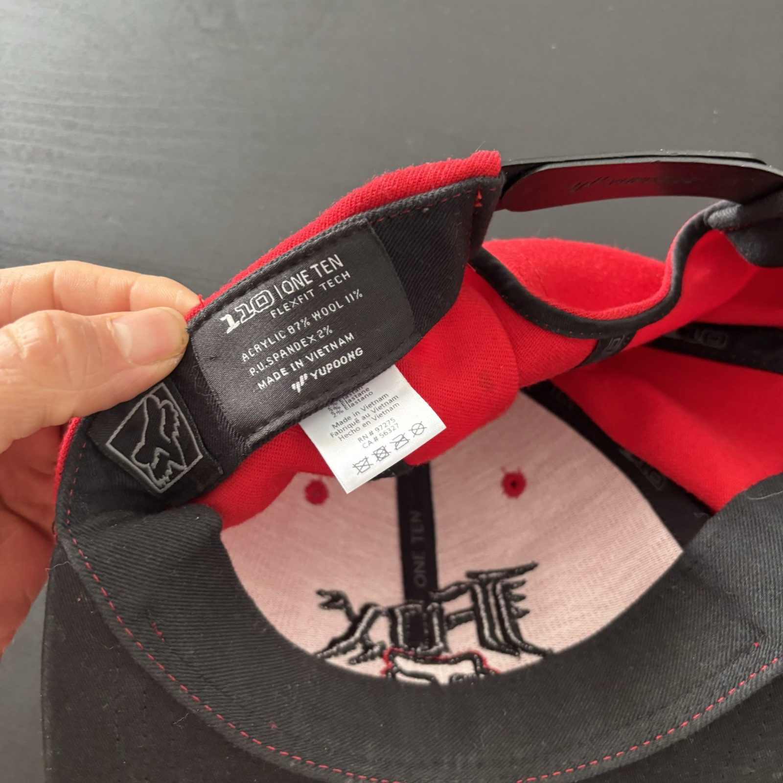 Fox Racing FOX Script Logo SnapBack Hat Red OSFM - image 4