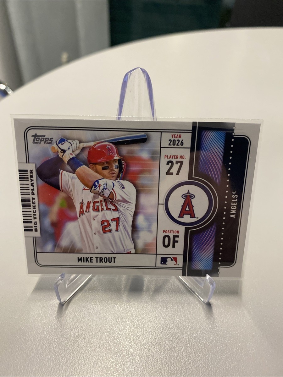 Mike Trout Topps Series 1 Big Ticket Player Insert BTP-1 Los