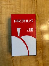 PRUNUS J-555 Pocket Radio AM FM USB-C Charging Battery Operated, Red