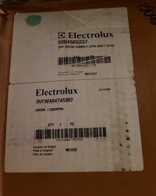 5304505337 Electrolux Washer Spin Basket Drum BRAND NEW!
