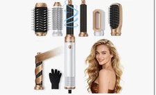 Ukliss Hair Dryer 6 in 1 Air Shaper Ionic Dryer w/Self-wrapper Hair Straightener