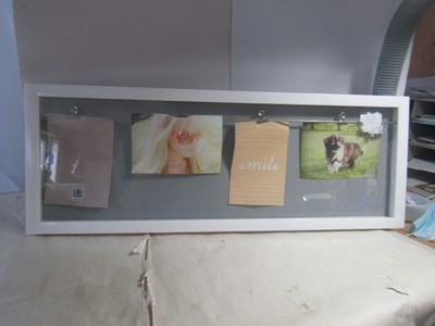 Wall  Mounted  White  Collage  Umbra 26 '' WIDE 10 '' HIGH Kitchen Decor Unique