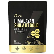 VivoNu Shilajit Gummies Support Energy for Workout Sports Fitness Supplement
