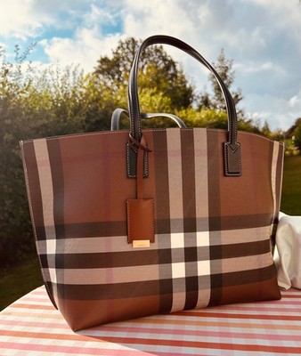 Burberry Tote Bag   Klassisches Karomuster, wie neu