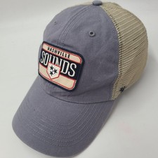 Nashville Sounds Hat Snapback Trucker Mesh 47 Brand Clean Up Blue Beige MiLB Men