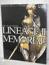 LINEAGE II 2 Memorial Guide Fan Book 2008 PC Game Japan FT63