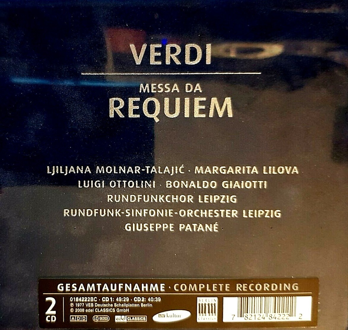 Verdi Messa Da Requiem - Gesamtaufnahme - Complete Recording