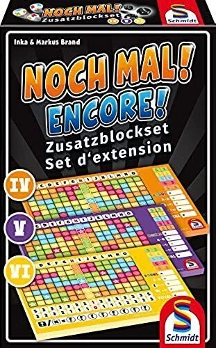 Spiele-Schreibblock auf Familienspiel