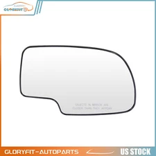 For 1999-2007 Silverado Sierra Passenger Side View Mirror Glass Right Manual RH