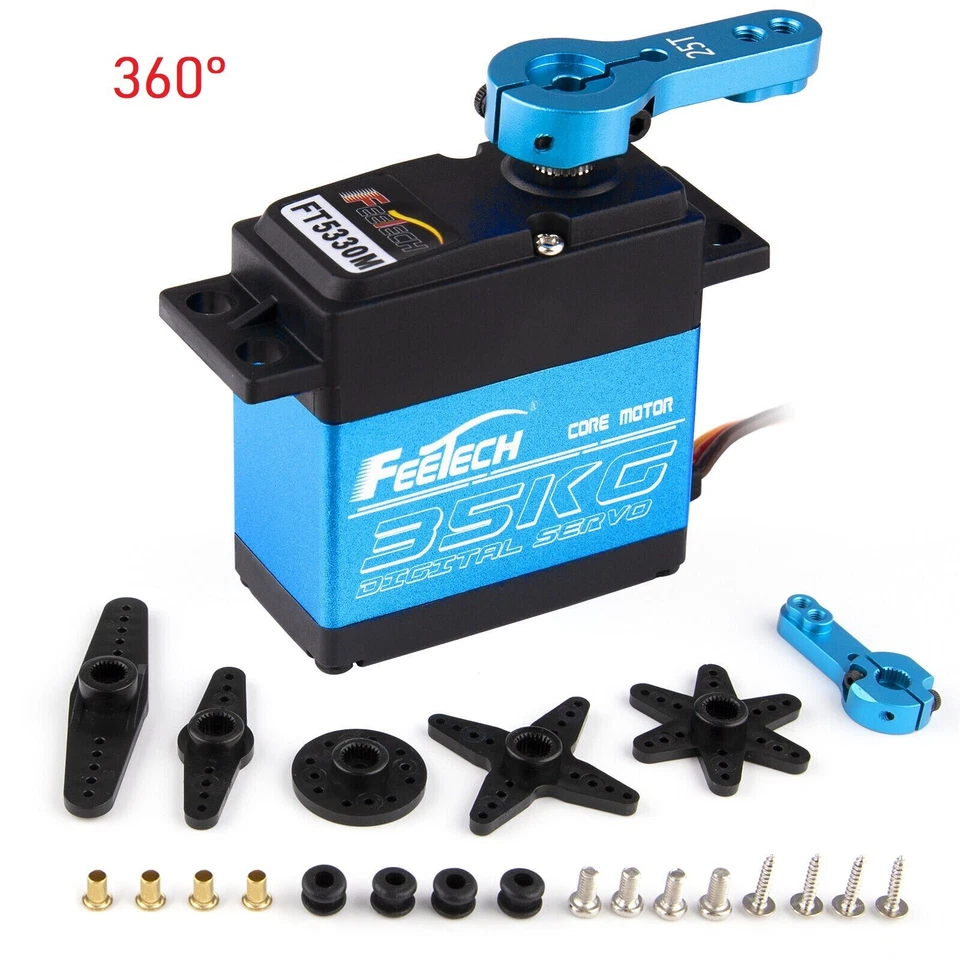 25kg / 35Kg Hohe Drehmoment Motor Servo Wasserdichte Digital bis 360° Servo RC