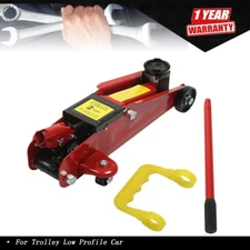 Hydraulic Floor Jack Trolley Low Profile Car Quick Lifting 2 Ton NEW
