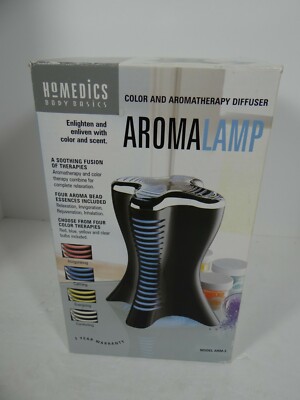 Homedics Body Basics Color & Aromatherapy Diffuser Aroma Lamp Model ARM-3