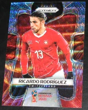 2018 Prizm World Cup Ricardo Rodriguez Red & Blue Wave Prizms Refractor Parallel