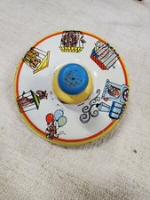 Vintage OHIO ART CIRCUS ANIMALS TOY SPINNING TOP