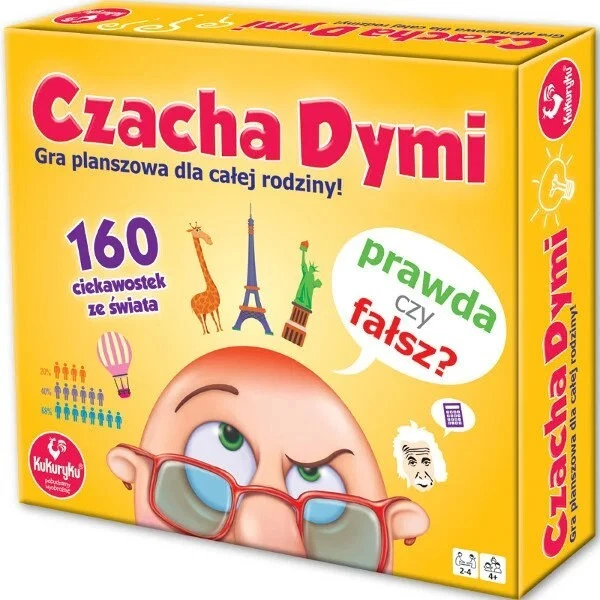 Czacha Dymi Polska Gra Planszowa Towarzyska Rodzinna Board Game Po Polsku Gift