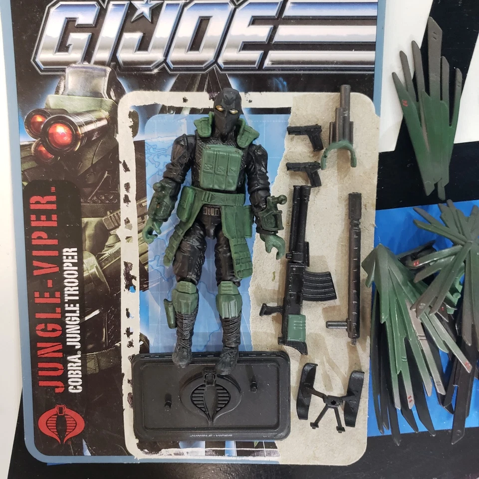 GI Joe Pursuit Of Cobra JUNGLE VIPER 2010 Complete w/ Filecard POC 25th 50TH - Image 2 of 3