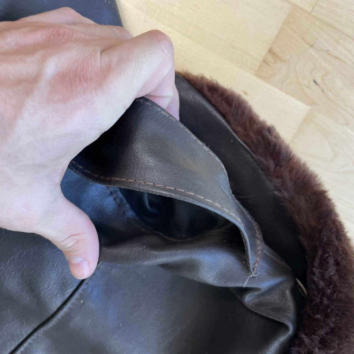 VTG 60s 70s Sears Leather Shop Collection Talon Genuine Leather