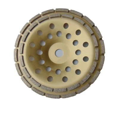 TRADE-SHOP Diamant Schleiftopf 230mm Doppel Segmente für Winkelschleifer Betonschleifer