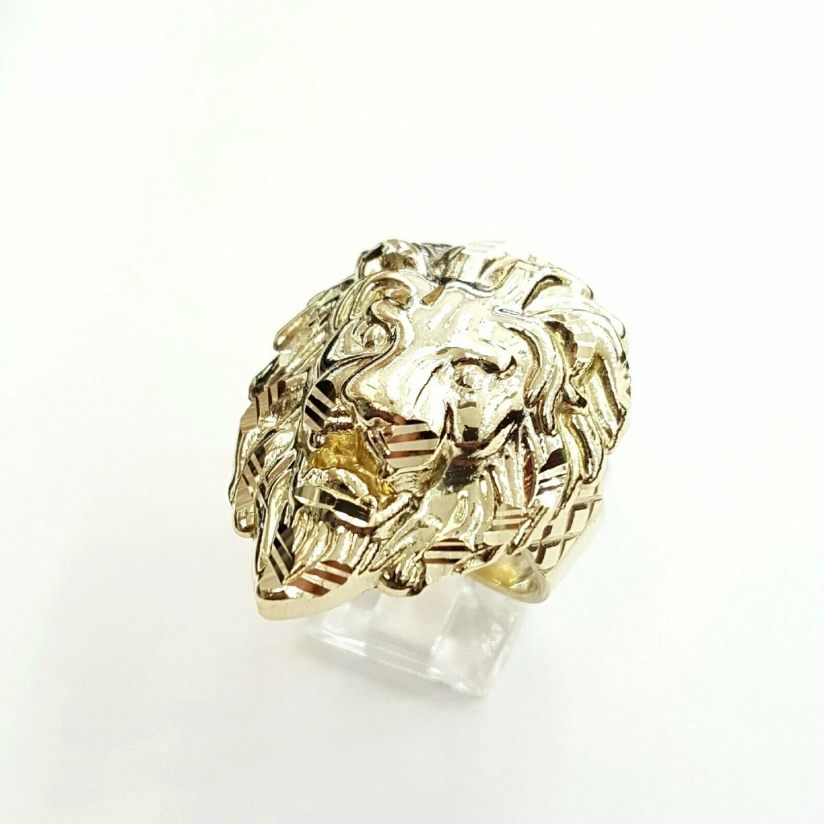 10k gold lion on sale ring