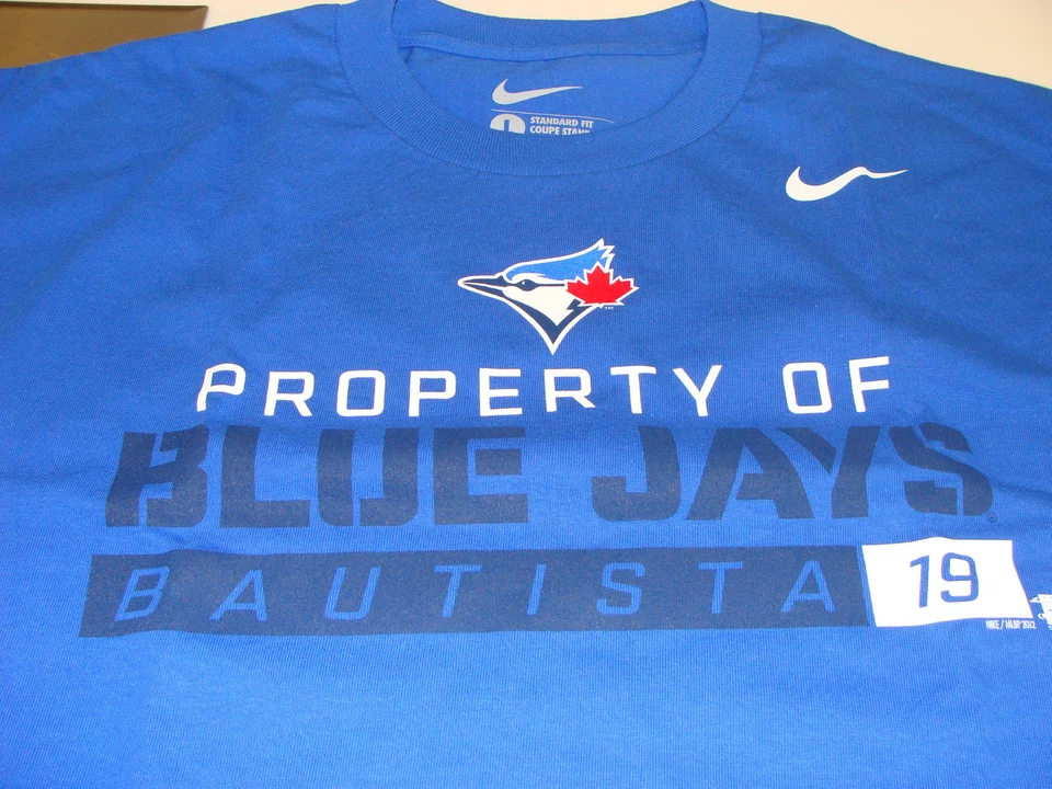 Camiseta 2012 Toronto Blue Jays XL José Bautista Nombre Número MLB Béisbol Foto 2 de 2